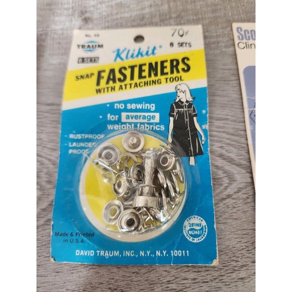 Vintage Prims Sew N Craft Tool to Set Snaps Studs Eyelets With Accessories - Picture 5 of 10